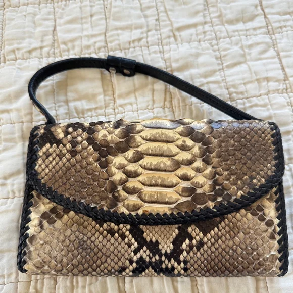 Genuine Snake Skin mini Wallet Purse NWT - Picture 2 of 11